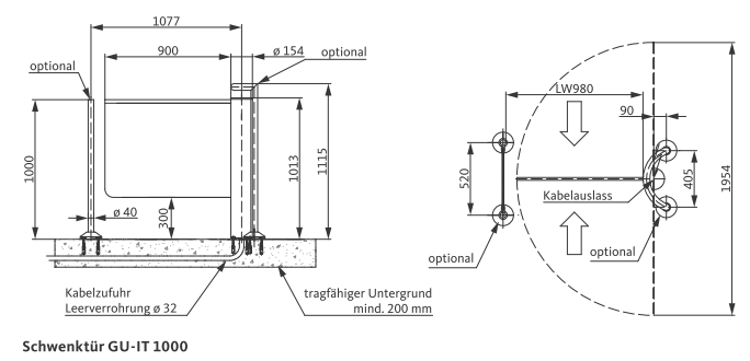 Schnitt GU-IT1000